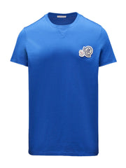 Moncler Double Logo T-Shirt Ink Blue