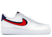 Nike Air Force 1 Low 3D Chenille Swoosh White Red Blue
