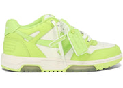 OFF-WHITE Out Of Office OOO Low Tops White Light Green