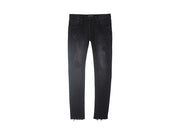 Purple Brand Black Repair Dropped Fit Jeans Black
