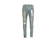 Purple Brand Light Dirty Wax Jeans Light Indigo