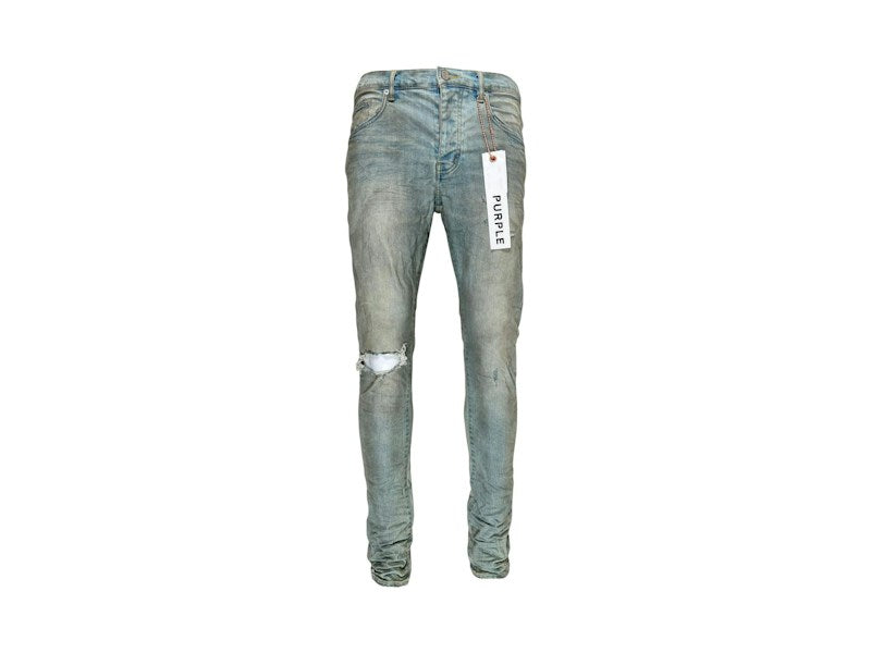 Purple Brand Light Dirty Wax Jeans Light Indigo