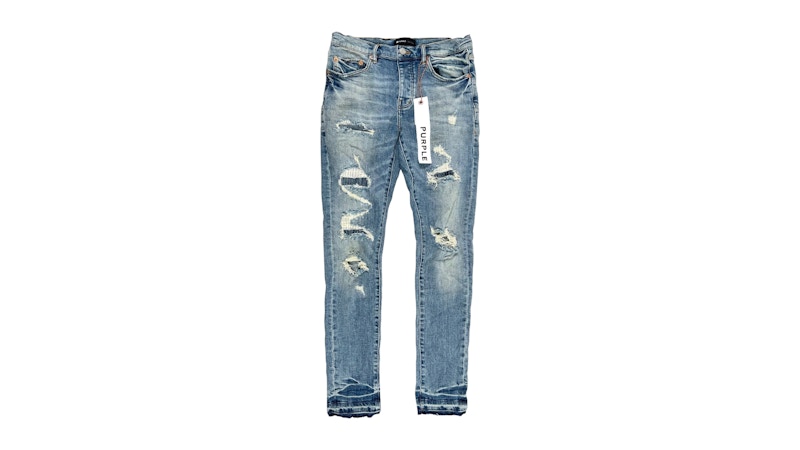 Purple Brand Light Indigo Vintage Jeans Light Blue