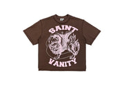 Saint Vanity Griffin Tee Brown/Pink