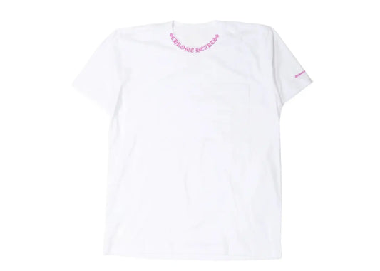 Chrome Hearts Collar Tee "White/Purple" Zoom CHROME HEARTS COLLAR TEE "WHITE/PURPLE"