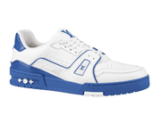 Louis Vuitton Trainer White Blue Signature