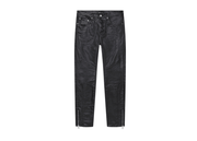 P001 Shiny Racer Jeans (Black)