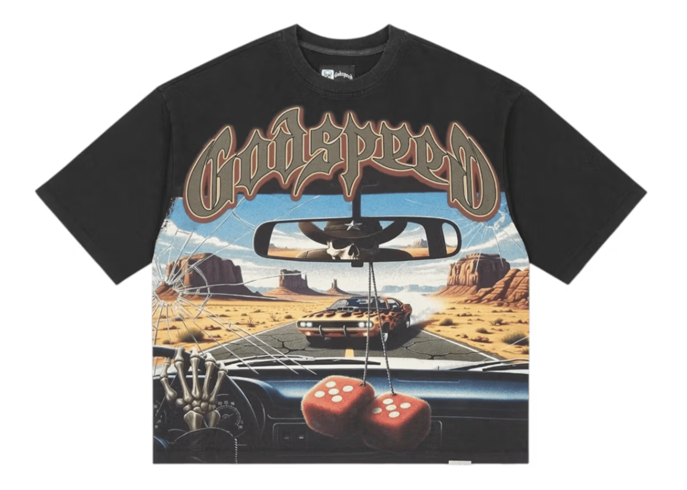 Godspeed On The Run II T-shirt Black