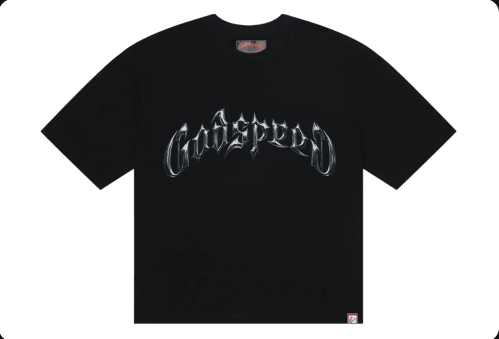 Godspeed Symmetrical Logo T-Shirt Black