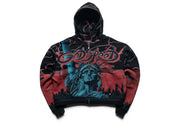 Godspeed "Voltage" Zip Hoodie (Red)