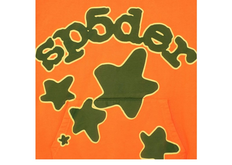 Sp5der Beluga Hoodie Orange