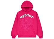 Sp5der Legacy Hoodie Pink/White