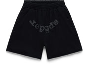 Sp5der OG Web V2 Phantom Sweatshort Black