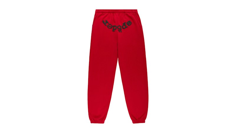 Sp5der OG Web V2 Sweatpant Red