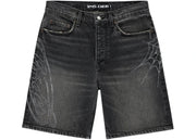 Sp5der Script Web Denim Short Black