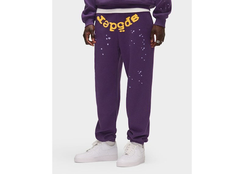 Sp5der Star OG Web V2 Sweatpant Purple