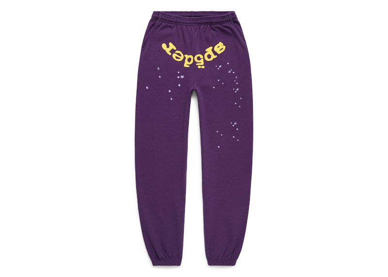 Sp5der Star OG Web V2 Sweatpant Purple