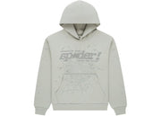 Sp5der Sport Grey Tonal Punk V2 Hoodie