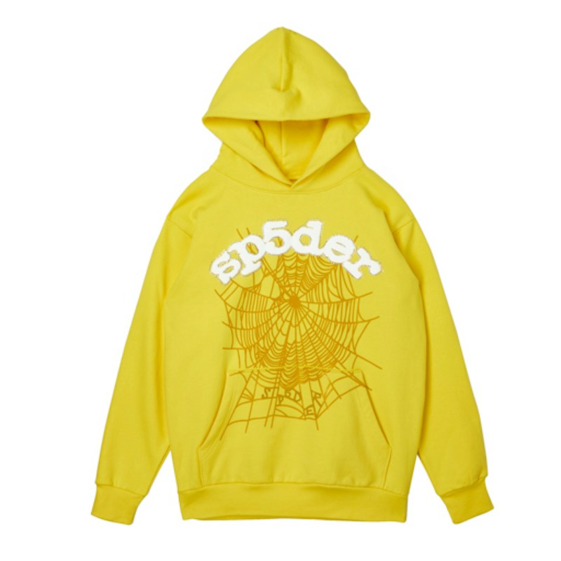 Sp5der Websuit Hoodie Yellow