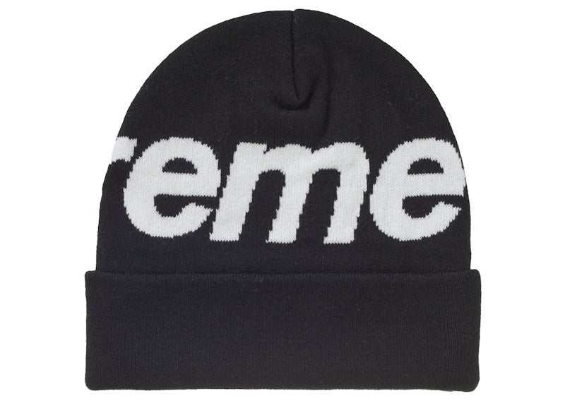 Supreme Big Logo Beanie (FW24) Black