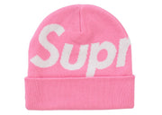 Supreme Big Logo Beanie (FW24) Pink