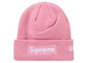 Supreme New Era Box Logo Beanie (FW24) Dusty Pink