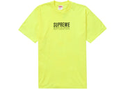 Supreme Paris Tee Fluorescent Yellow