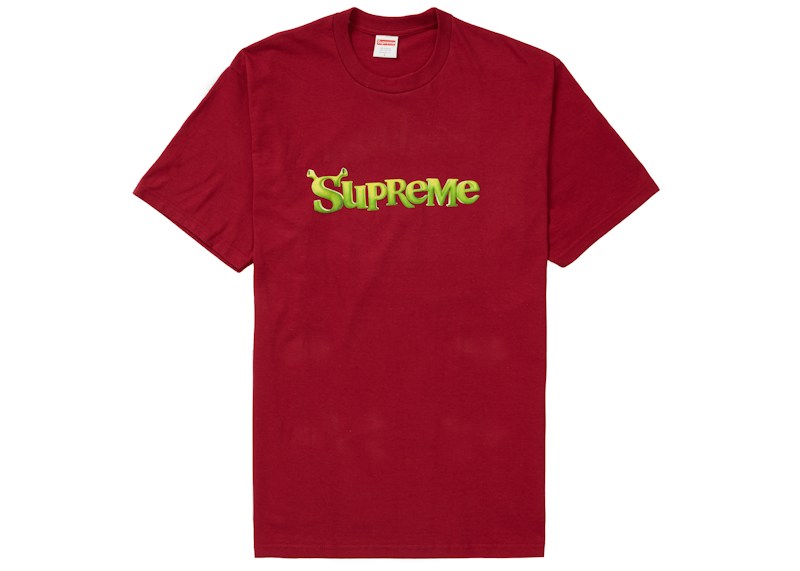 Supreme Shrek Tee Cardinal