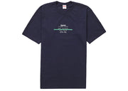 Supreme Standard Tee Navy