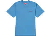 Supreme Washed Capital S/S Top Blue