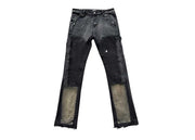 Triple Sevens Flare Jeans Black