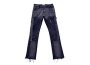 Triple Sevens Flare Jeans Navy