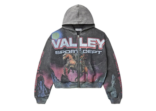 Vale Forever Neptune Zip Up Hoodie Black