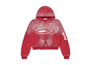 Vale Forever Religion Zip Up Hoodie Red