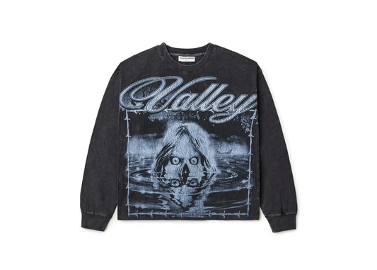 Vale Forever River Monster Long Sleeve Tee Black