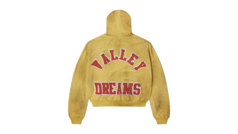 Vale Forever Sun Cluster Zip Hoodie Yellow