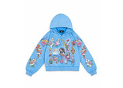 Righteous Risen King Zip Up Hoodie Blue
