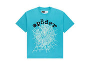 Sp5der OG Web V2 Tee 'Cyan'