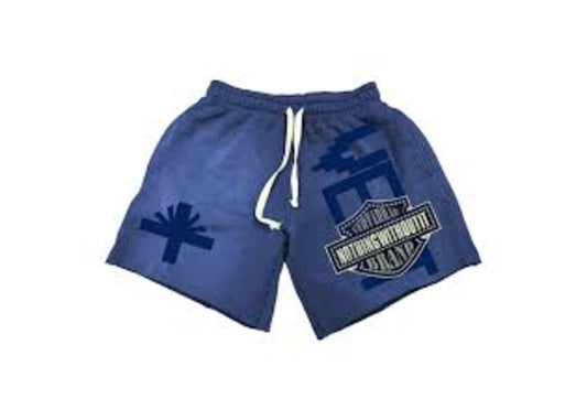 Vertabrae Nothing With Out It Sweat Shorts "Blue"