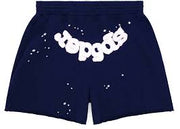 Sp5der OG Web Logo Sweat Short Navy