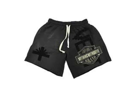 Vertabrae Nothing With Out It Sweat Shorts "Black"