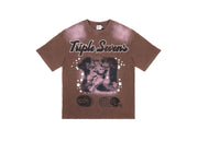 Triple Sevens All Star Football Tee Brown