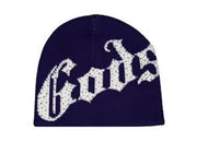 Godspeed Studded Navy White Beanie