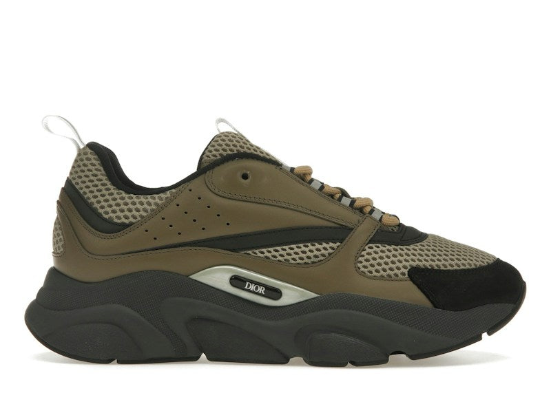 Dior B22 Khaki Black Calfskin