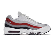 Nike Air Max 95 White Varsity Red Particle Gray