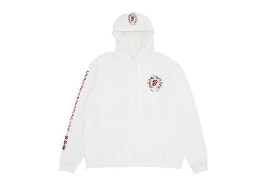 Chrome Hearts Rolling Stones Online Exclusive Hoodie "White"